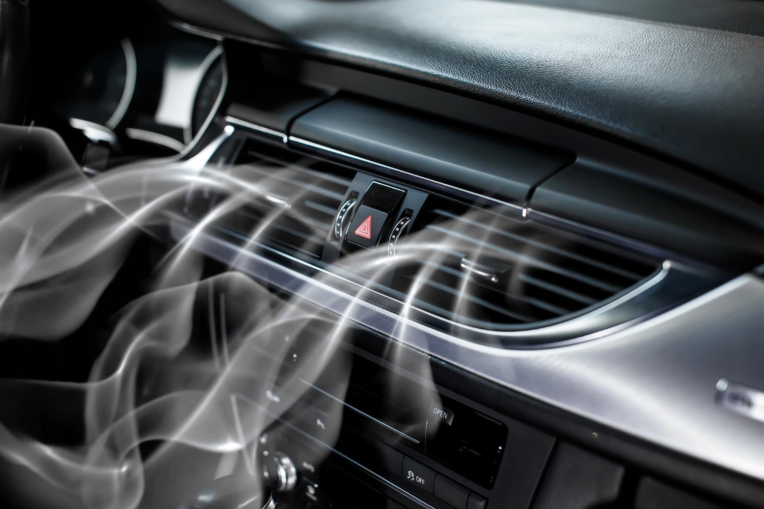 Imagem de cheiro de fumaça dentro do carro