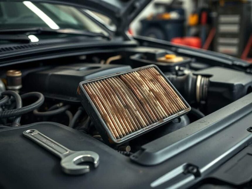 O que acontece se você ignorar a troca de filtro de ar do motor?