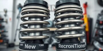 Diferença entre amortecedores recondicionados e novos: O que você precisa saber