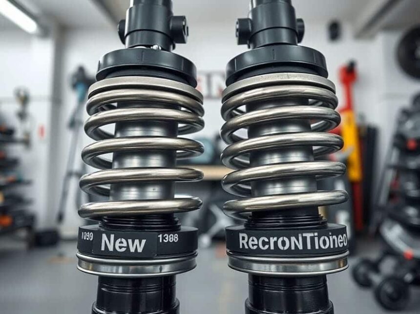Diferença entre amortecedores recondicionados e novos: O que você precisa saber