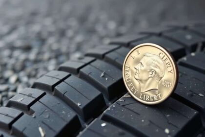 Pneus carecas? O teste da moeda que decide em 5 segundos