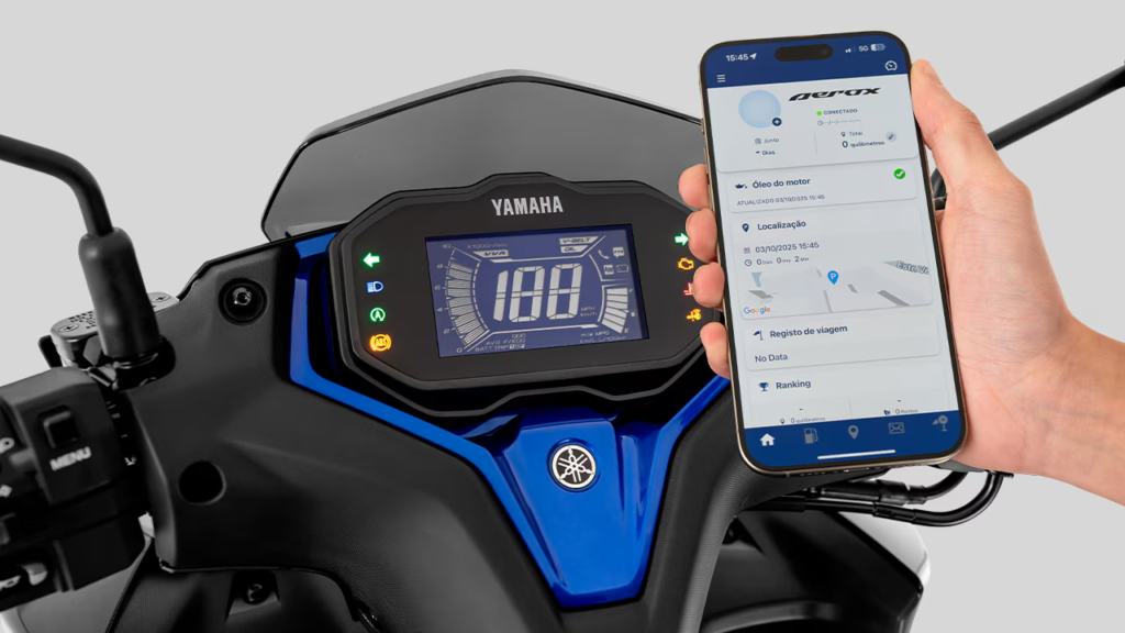 Yamaha Aerox 160 ABS Connected estreia no Brasil por R$ 18.990: scooter esportiva com 15,4 cv, Stop & Start e painel conectado