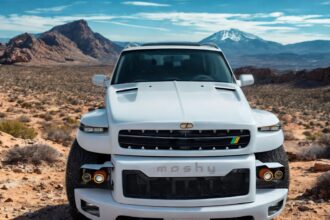 Mosh, o SUV artesanal 100% brasileiro: protótipo em chapa de aço feito à mão rouba a cena no Salão 2025 com portas elétricas e motor 4.0