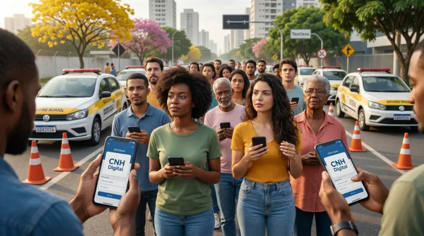 7,4 Milhões Acessam App CNH Brasil em 48h: Curso Grátis Promete Reduzir Custo em 80%