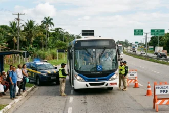 Operação Embarque Legal 2025: PRF eleva segurança de ônibus em Campos com fiscalização rigorosa