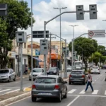 Imagem de radares caçapava 13 equipamentos fixos e híbridos em rua urbana de Caçapava-SP