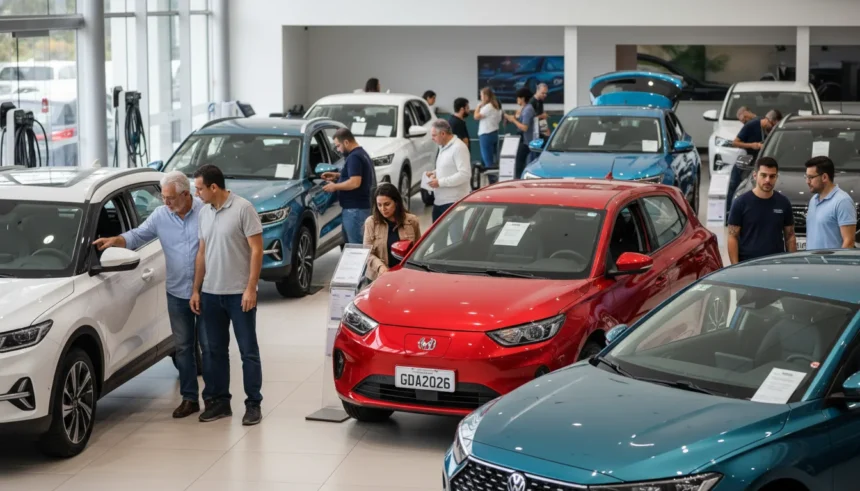 Recorde de Vendas: Veículos Eletrificados Atingem 223.912 Unidades em 2025 no Brasil. Saiba Mais!