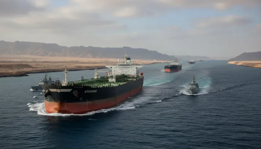 Entenda as implicações geopolíticas de um possível bloqueio no estreito de Ormuz e seus efeitos globais 1 Mapa mostrando o bloqueio estreito de Ormuz, rota vital para o comércio global.