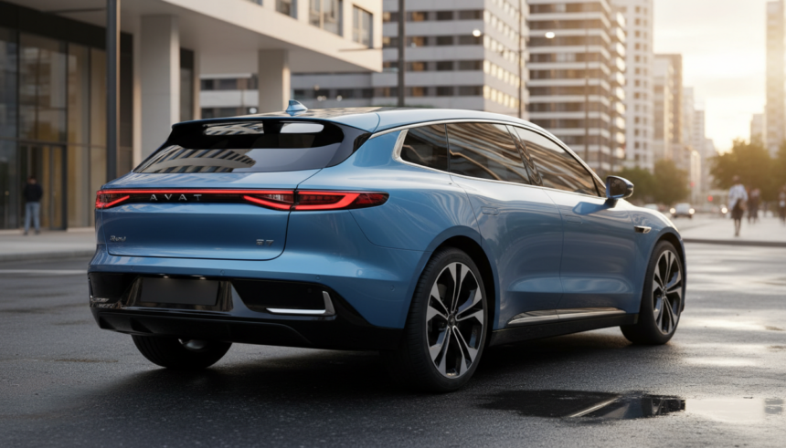 Perua elétrica Avatr 06T em cenário urbano brasileiro