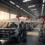 Representantes do Brasil e Argentina em reunião na Automechanika de Buenos Aires discutindo o futuro do setor automotivo regional.