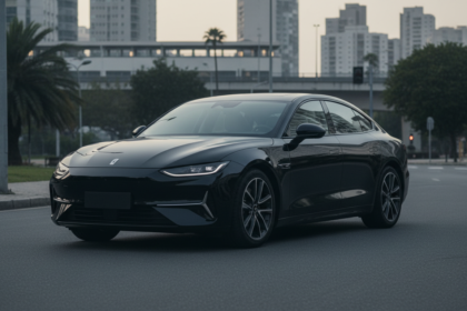 Denza Z9 GT, carro el&eacute;trico chin&ecirc;s com alta autonomia, em cen&aacute;rio urbano brasileiro