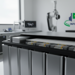 Seção de bateria de carro elétrico com isolante de aerogel