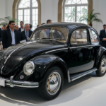 Fusca Zwitter 1953 em destaque em um leilão de carros antigos