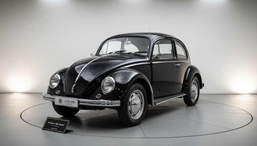 Fusca 1953 Zwitter em leilão no Brasil, com valor estimado em R$ 570 mil