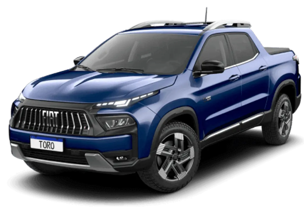 Fiat Toro 2026 a diesel: Stellantis convoca recall por risco de incêndio e pane no motor 2 Fiat Toro 2026 a diesel em um pátio de concessionária durante recall.