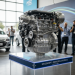 Motor H12 Concept de alta eficiência energética em exibição