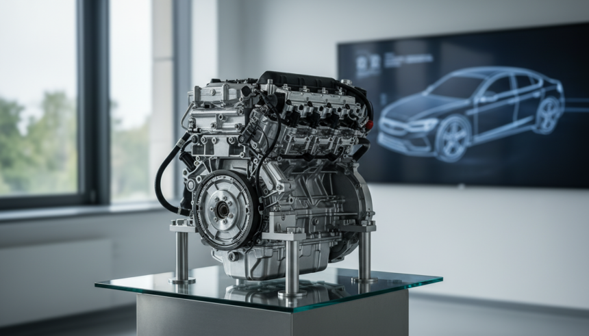 Protótipo de motor híbrido a gasolina com foco em eficiência energética