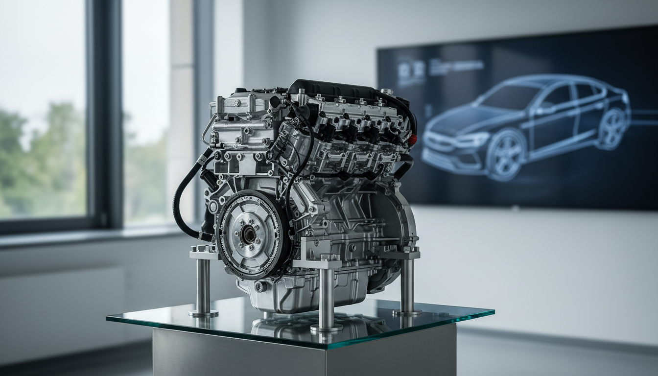 Protótipo de motor híbrido a gasolina com foco em eficiência energética