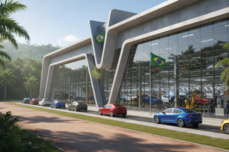 Fábrica automotiva no Brasil