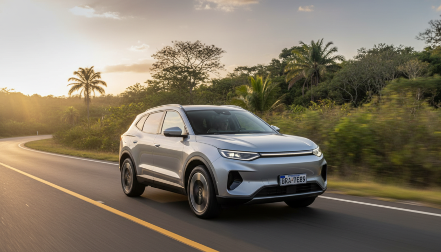 SUV híbrido plug-in Omoda & Jaecoo em cenário brasileiro