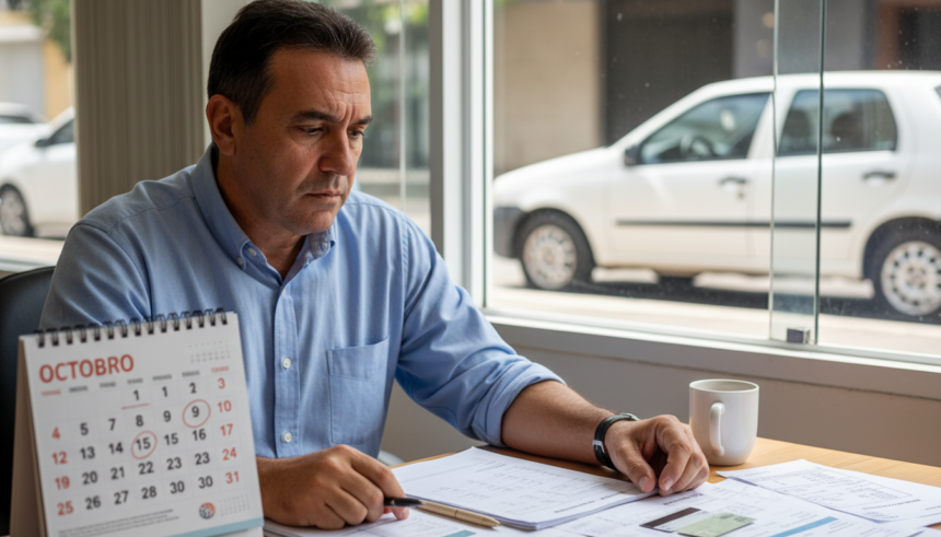 Proprietário de veículo confere calendário para solicitação de isenção de IPVA.