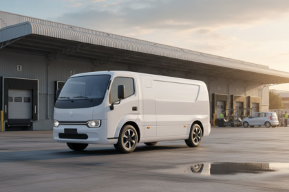 Caminh&atilde;o leve el&eacute;trico a hidrog&ecirc;nio em centro de distribui&ccedil;&atilde;o brasileiro