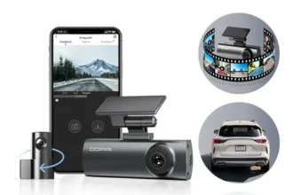 Ddpai N1 Dual Câmera Veicular 1296p+1080p Uber Nightvis App