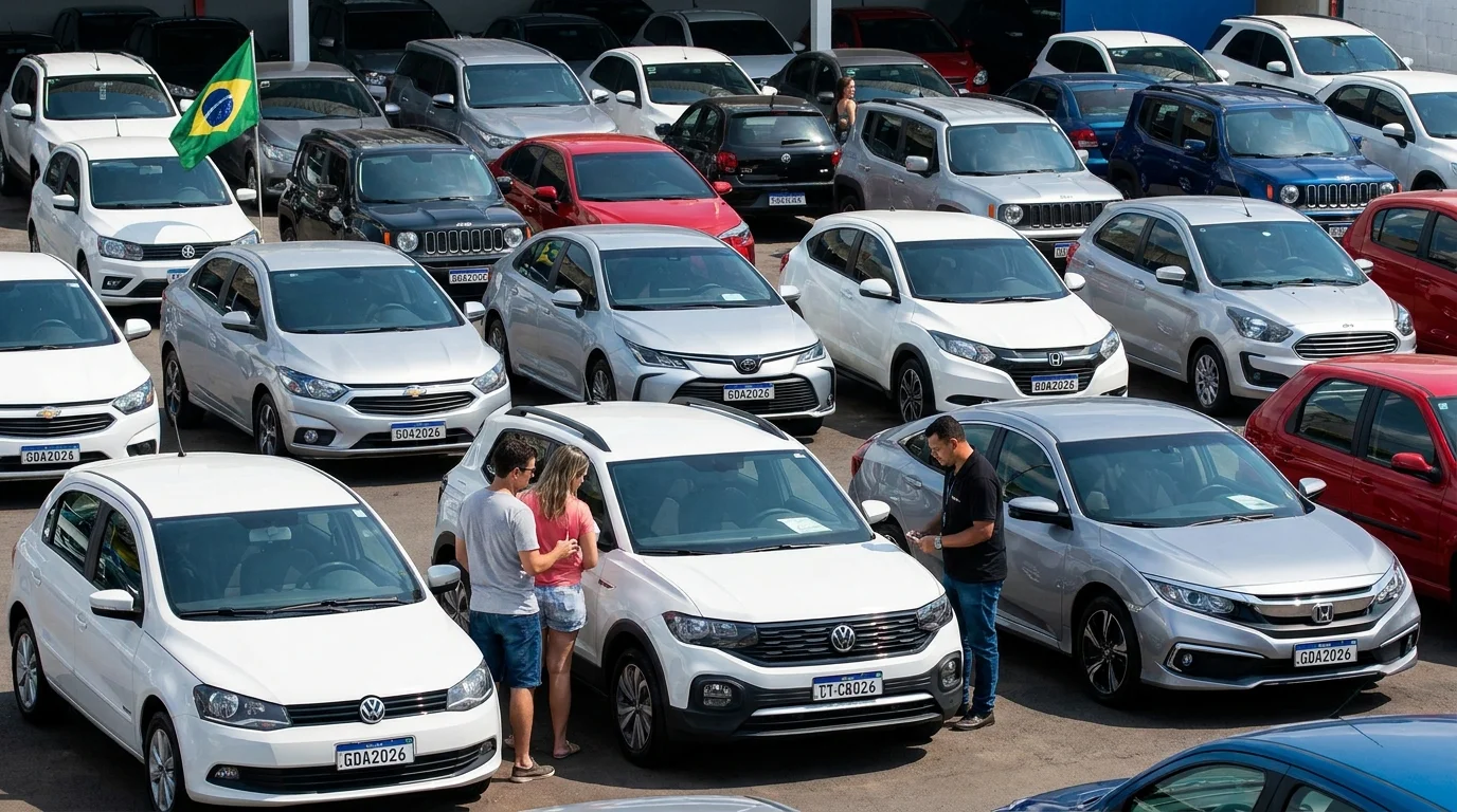Agosto de 2026: Fim do Ágio! Preços de Carros Usados Caem até 15,7% no Brasil