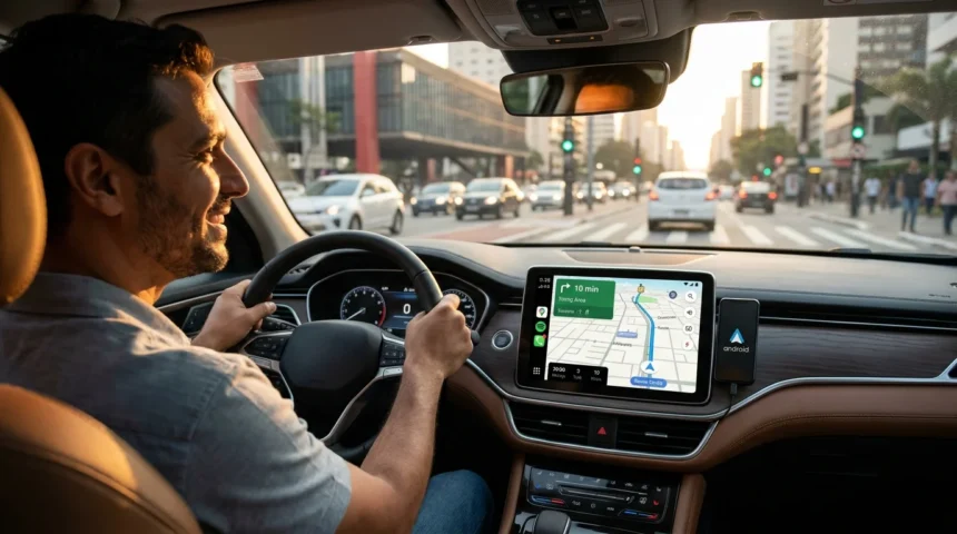 Android Auto: Google Revela Tudo Sobre o App Que Transforma Seu Carro no Brasil!