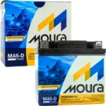 Bateria Moura Ma5-d Para Moto Titan Fan Biz Bros Fazer Direito 12v