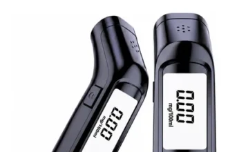 Bafômetro Digital Portátil Alta Precisão Leitura Rápida Lcd