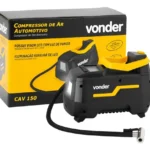 Compressor Ar Automotivo Portátil Cav150 12v Bivolt Vonder Preto 127/220v