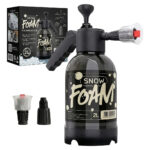 Snow Foam Pulverizador Manual Borrifador Alta Pressão 2 Litros Com 2 Bicos Espuma Automotivo Lavagem Carro Moto Limpeza Jardim