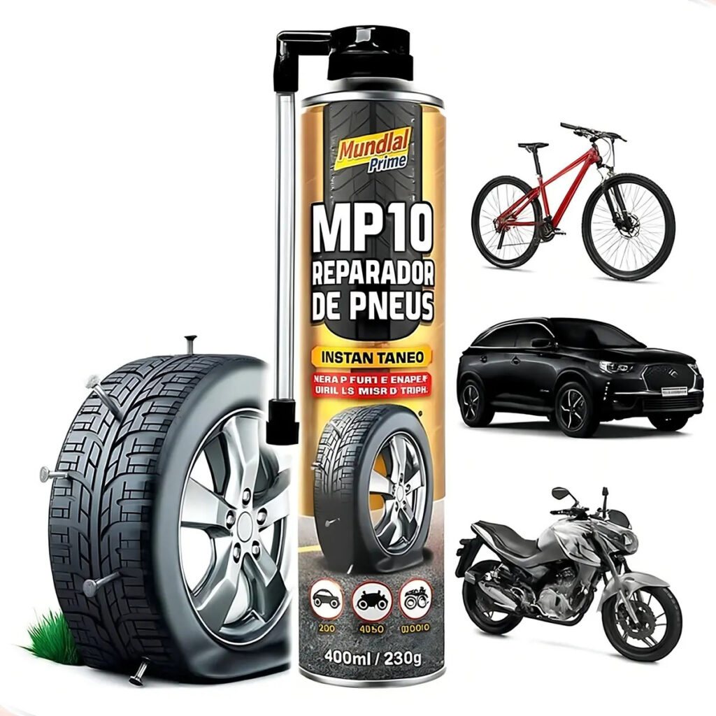 Reparador De Pneu Para Carro/caminhonete Mundial Prime Mp10 400 ML