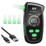 Bafômetro Digital Etilômetro Portátil Lcd 2.5in Medir Álcool