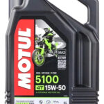 Óleo de motor Motul 5100 4T semi-sintético 15W-50 para motos e quadriciclos de 1 unidade x 4L