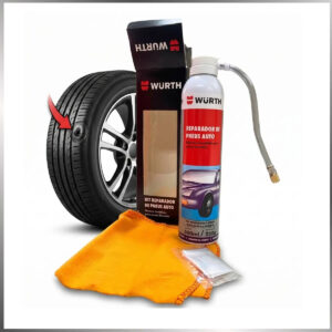 Spray Reparador De Pneus Auto Instantâneo De Pneus Carro/auto 300ml Wurth