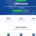 App CNH do Brasil: mãos de um motorista segurando um celular sobre o volante de um carro, exibindo interface de aplicativo com fundo desfocado.