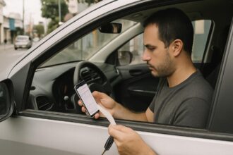 Ipva 2027 quando começa: calendário do IPVA 2027: motorista confere no celular a data de pagamento do imposto