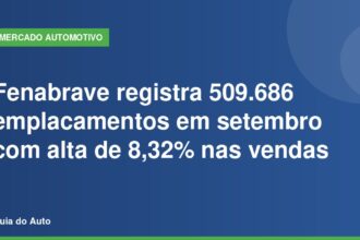 Vendas de veículos: fileiras de carros novos alinhados em pátio de concessionária sob a luz da manhã, com funcionário ao fundo de costas conferindo veículos.