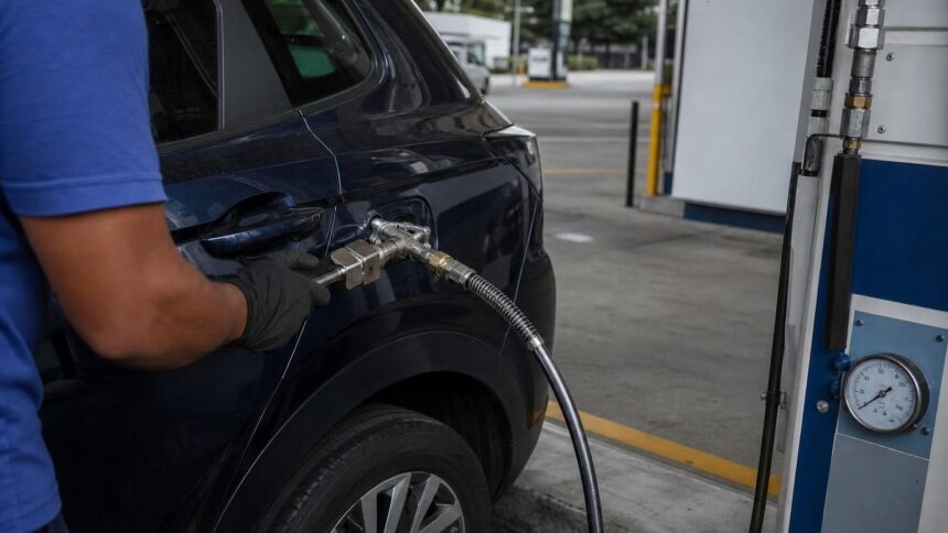 O que é GNV: o gás natural que sai das rochas do subsolo, chega comprimido ao carro e não é o gás de cozinha 1 O que é GNV: o gás natural que sai das rochas do subsolo, chega comprimido ao carro e não é o gás de cozinha
