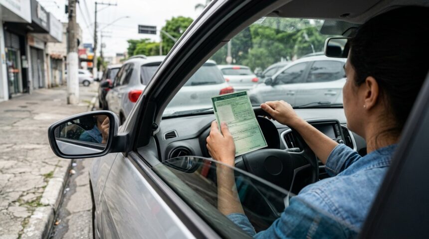 SPVAT e DPVAT seguem extintos em 2026 e motoristas ficam livres de cobrança junto ao IPVA 1 Motorista com documento do veículo ao volante, sem cobrança de taxa de SPVAT e DPVAT no licenciamento.